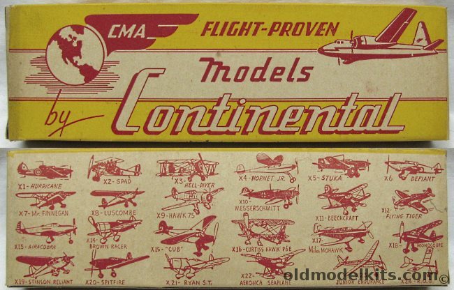 Continental Model Airplane Co Junior Endurance - Balsa Wood Flying Airplane, X23 plastic model kit